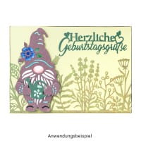 Stanzschablonen, Blumenwelt, 10 Stück