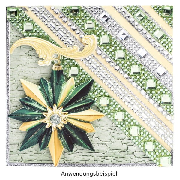 Royal-Schmuck, 5 selbstklebende Bordüren, 29 cm, grün