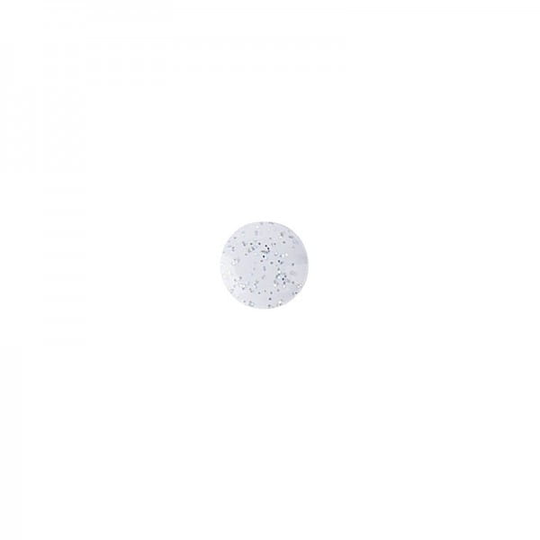 Hot-Fix Glitzer-Nieten zum Aufbügeln, Ø 6mm, weiß, 200 Stück