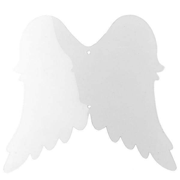 Windradfolien-Scheiben, Flügel, 20cm x 22,4cm, transparent, 500µ, 20 Stück
