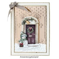 Prägeschablone, Fenster, 14,5cm x 9,5cm