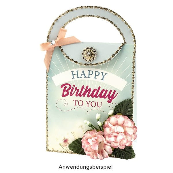 Postkarten, Geburtstag, 10,5cm x 14,8cm, 250 g/m², 24 verschiedene Designs, 24 Stück
