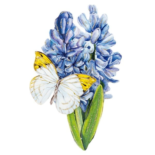 3-D Motive, Frühlingsblumen, 5-9 cm, 10 Stück
