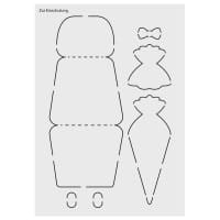 Design-Schablone Nr. 9 "Zur Einschulung", DIN A4
