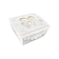 Zier-Faltboxen, Design 2, 7,5cm x 7,5cm x 3,8cm, 10 Stück