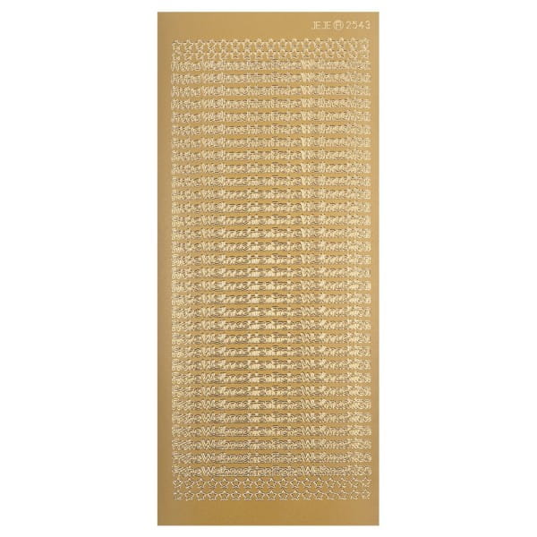 Sticker, Schrift, Frohe Weihnachten, gold