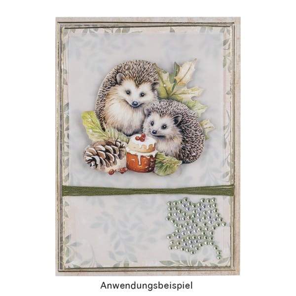 3-D Motive, Niedliche Igel, 7,5-8,5cm, 10 Motive