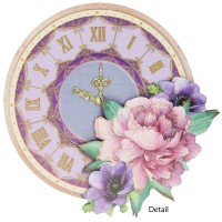 3-D Motive, XL Uhren, Ø 10,5 cm, 10 Motive