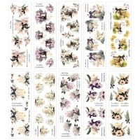Premium-Transfers, Kondolenz-Kerzen, 10cm x 30cm, farbig, 10 Bogen