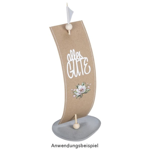 Stickerbogen "Handlettering Art", Gute Wünsche, gold, silber, weiß, 20cm x 23cm, 4 Bogen