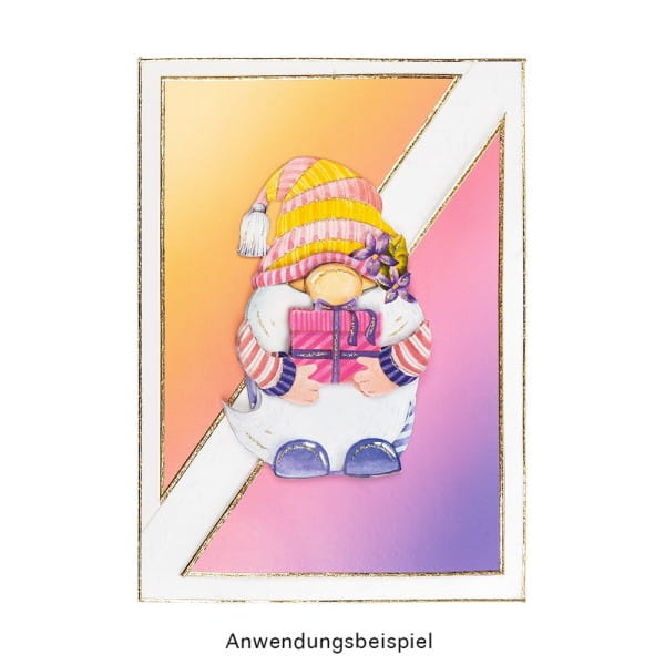 3-D Motive, Wichtel im Frühling, 6,5-10cm, 10 Motive