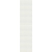 Halbperlen-Bordüren, selbstklebend, Ø6mm, 29cm, 10 Stück, creme-irisierend