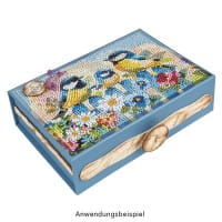 Diamond-Painting-Magnetboxen, Tiere und Häuser, 21,5cm x 15cm x 6,5cm, 900g/m², 3 Stück