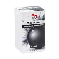 Mica-Pulver, Pigmente mit Perlmutt-Effekt, schwarz, 50g