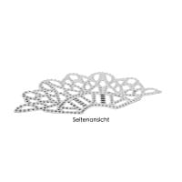 Metall-Ornamente, Design 7, 4,4cm x 2cm, silber, 15 Stück