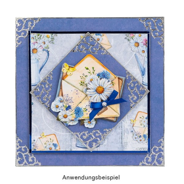 3-D Motive, Blumengrüße, 7,5-8,5cm, 10 Motive