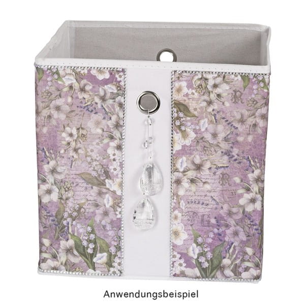 Selbstklebende Stoffe, Blumen 1, DIN A4, verschiedene Designs, 10 Stück