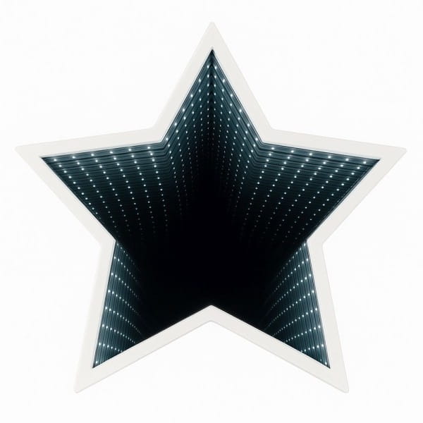 LED-Stern Infinity, zum Aufstellen, Ø 29,3cm, 60 LEDs in Weiß, inkl. Timer | Leucht-Deko | LED & Leucht-Deko | Deko- & Geschenkartikel
