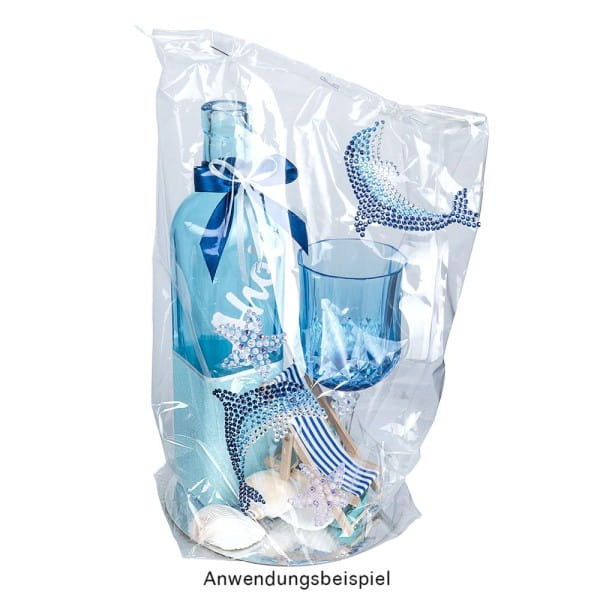 Strass-Ornamente, Maritim, mehrfarbig & veredelt, 5 Bogen
