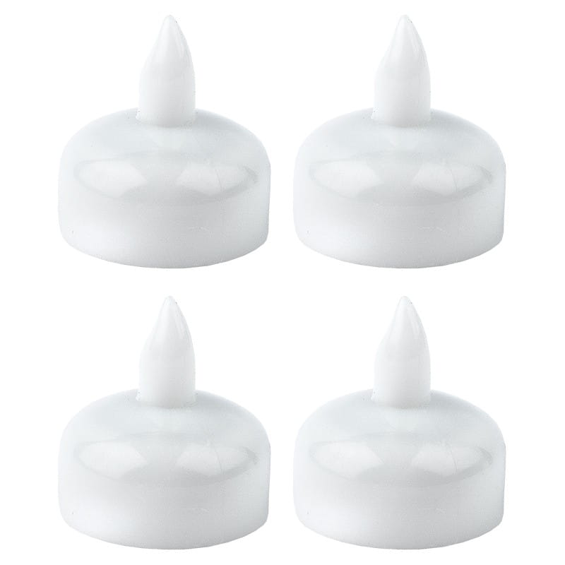 LED-Schwimmkerzen, Ø 3,6cm, 4cm hoch, warmweiß, 4 Stück | Leucht-Deko | LED & Leucht-Deko | Deko- & Geschenkartikel