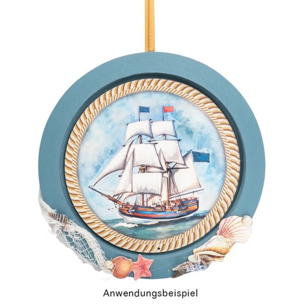 Stanzbogen, Maritim, DIN A4, 800g/m², 5 Designs, 5 Bogen