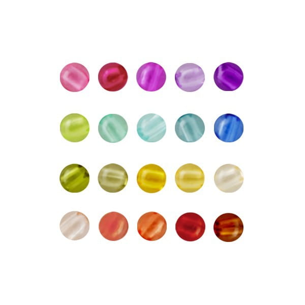 Perlen "Diana", Ø 4 mm, 4000 Stück, 20 verschiedene Farben