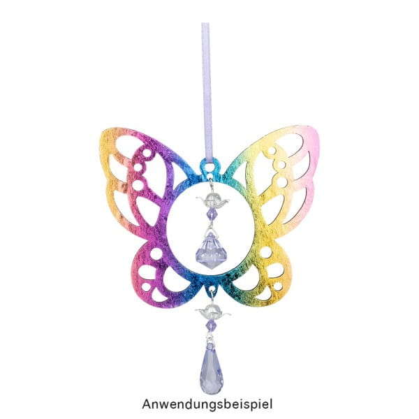Anhänger mit Perlenkappe, Design 7, 3,5cm x 1,5cm, facettiert, 8 verschiedene Farben, 20 Stück