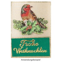 3-D Motive, Weihnachtsmotive, 9cm x 9cm, 10 Motive