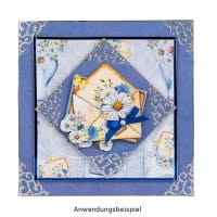 3-D Motive, Blumengrüße, 7,5-8,5cm, 10 Motive
