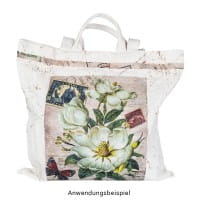 Selbstklebende Stoffe, Vintage, 20cm x 30cm, 8 Designs, selbstklebend, 8 Stück