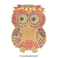Sticker XL, Eulen, verschiedene Farben, 10 Bogen