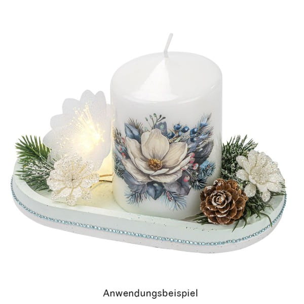Lichteffekt-Blume, Diamant-Effekt, Ø6cm, transparent, 10er Set | Ideen, Vorlagen und Co. | LED & Leucht-Deko | Deko- & Geschenkartikel