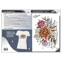 Color Bügeltransfer, Glitzer, DIN A4, Blumen 8