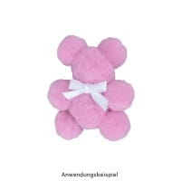 Pompons, Violett- & Rosatöne, versch. Farben und Größen, 500 Stück
