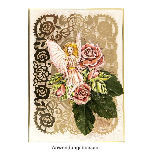 Laser-Kartenaufleger, Rahmen 1, 14,8cm x 10,2cm, 220 g/m², 5 Farben, 20 Stück