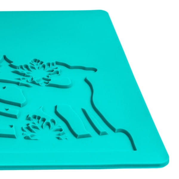 Silikon-Dekormatte, Design 55, 30cm x 10cm x 0,2cm