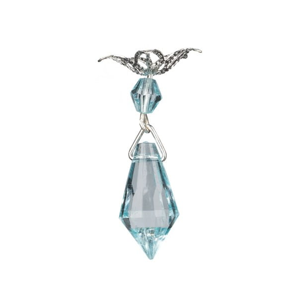 Anhänger mit Perlenkappe, Design 5, 3,7cm x 1cm, facettiert, 8 verschiedene Farben, 20 Stück