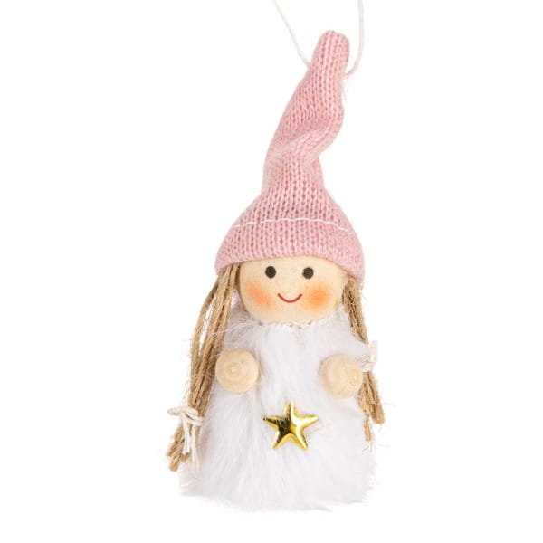 Winter-Püppchen, Madita, 7,7cm hoch, 4 Stück