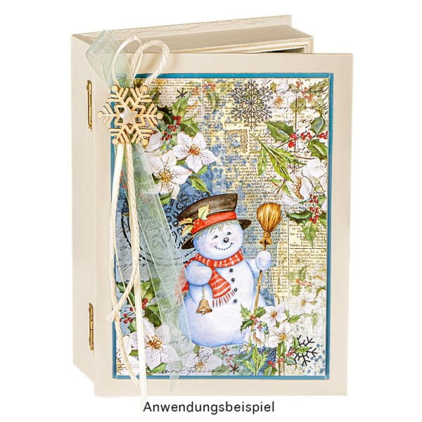 Boxen, Holz, Bücher, verschiedene Größen, 5 Stück