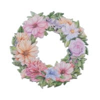 3-D Relief-Sticker, Tulpensträuße 1, verschiedene Größen, selbstklebend