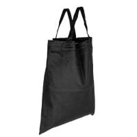 Baumwolltasche, 28cm x 32cm, kurze Henkel, schwarz