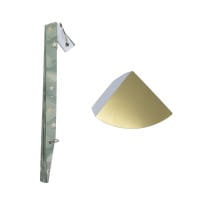 Magnet-Falt-Tanne, Design 3, Ø10cm, 22,3cm hoch, 180g/m², inkl. Tannenspitze