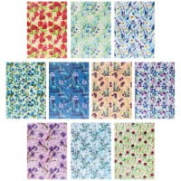 Motiv-Transparentpapiere Deluxe, Frühlingsblumen, DIN A4, versch. Designs, geprägt, 10 Bogen