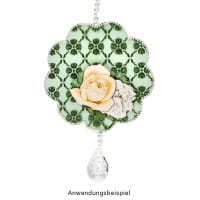 3-D Motive, Romantik-Blumen, 7-9cm, 10 Motive