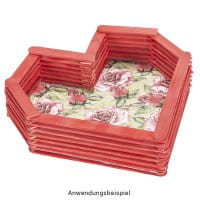 Holzstäbchen, 11,4cm lang, 1cm breit, 6 verschiedene Farben, 600 Stück