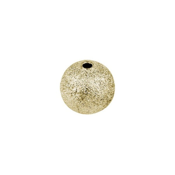 Perlen, Diamantiert, Ø 8mm, gold, 95 Stück