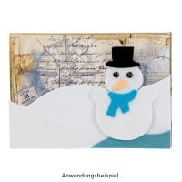 Laser-Kunststoff-Schablonen, DIN A4, Winter, Weihnachten, 6 Stück