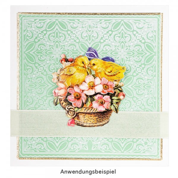 3-D Motive, Ostern, Gold-Gravur, 5,5-8cm, 10 Motive