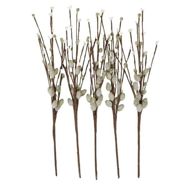 Deko-Zweige mit grünen Weidenkätzchen, 33cm lang, 5 Stück | Sonstige Deko- Zweige | Zweige | Floristik | Deko- & Geschenkartikel