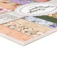 Duo-Design-Papiere, Vintage 2, beidseitig bedruckt, 25cm x 25cm, 250g/m², 20 Blatt